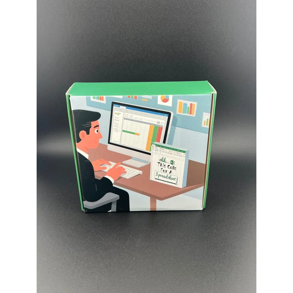 Ohh This Calls For A Spreadsheet Funny Excel Sticky Note Pad‎ Office Humor Gift